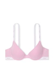 Victoria's Secret PINK Petal Pink Shine Push Up Cotton Logo Bra - Image 3 of 4