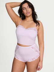 Victoria's Secret Delicate Violet Purple Straight Neck Modal Cami Set - Image 1 of 3