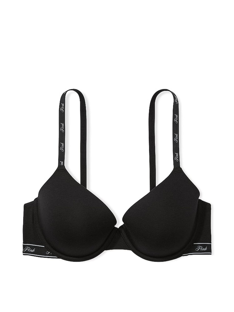Victoria's Secret PINK Black T Shirt Bra - Image 3 of 4