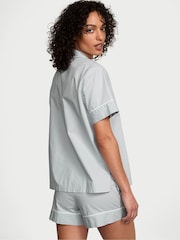 Victoria's Secret Grey Fog Cotton Short Pyjama Set - Image 2 of 3
