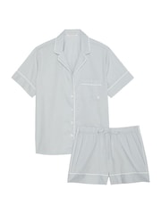 Victoria's Secret Grey Fog Cotton Short Pyjama Set - Image 3 of 3