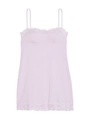 Victoria's Secret Delicate Violet Purple Modal Straight Neck Slip Dress - Image 3 of 3