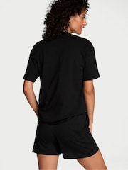 Victoria's Secret Black Short Cotton Pyjama Set - Image 2 of 3
