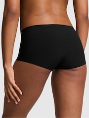 Victoria's Secret PINK Black Short No Show Thong Knickers - Image 2 of 3
