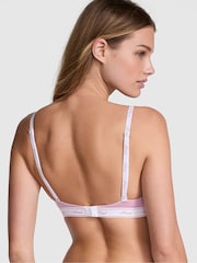 Victoria's Secret roze katoenen beha met logo - Image 2 of 3