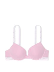 Victoria's Secret roze katoenen beha met logo - Image 3 of 3
