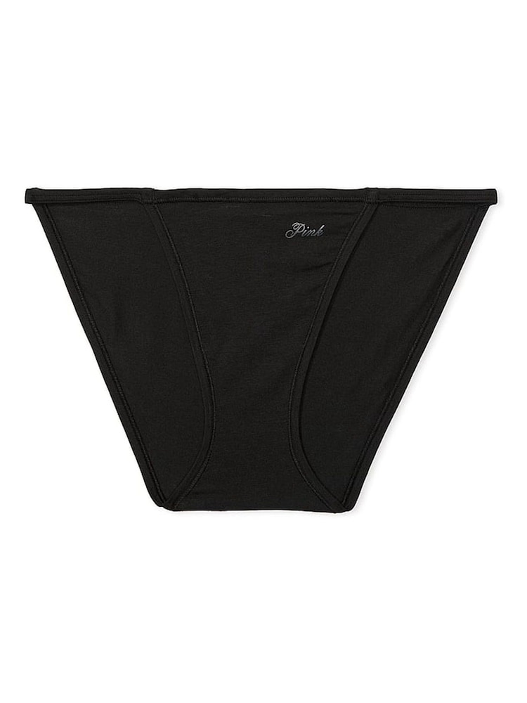 Victoria's Secret PINK Black Bikini Cotton Knickers - Image 3 of 3 Victoria's Secret PINK Black Bikini Cotton Knickers - Image 3 of 3