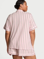 Pretty Blossom roze met variegated strepen - Victoria's Secret - Modal pyjamaset met short - Image 2 of 3