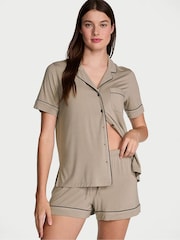 Victoria's Secret Turtle Dove Grey Modal Short Pyjama Set - Image 1 of 2