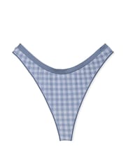 Victoria's Secret PINK Dusty Iris Blue Mini Scoop Thong Knickers - Image 3 of 3