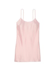 Victoria's Secret Pretty Blossom Pink Stripe Satin Slip - Image 3 of 3