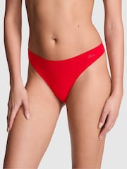 Victoria's Secret PINK Vermillion Red Thong Cotton Knickers - Image 1 of 3