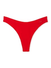 Victoria's Secret PINK Vermillion Red Thong Cotton Knickers - Image 3 of 3