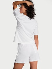 Victoria's Secret White Short Cotton Pyjama Set - Image 2 of 3