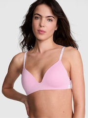 Victoria's Secret roze katoenen beha met logo - Image 1 of 3