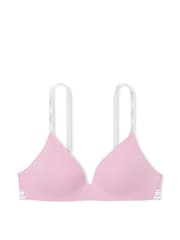 Victoria's Secret roze katoenen beha met logo - Image 3 of 3