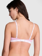 Victoria's Secret PINK Petal Pink Shine T Shirt Cotton Logo Bra - Image 2 of 3