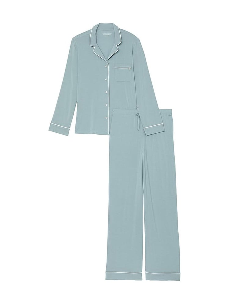 Victoria's Secret Jupiter Blue Modal Long Pyjama Set - Image 3 of 3