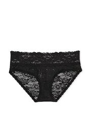 Victoria's Secret PINK Black Hipster Floral Lace Knickers - Image 3 of 3