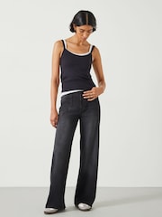 Hush Black Rowan Flared Jeans - Image 1 of 7