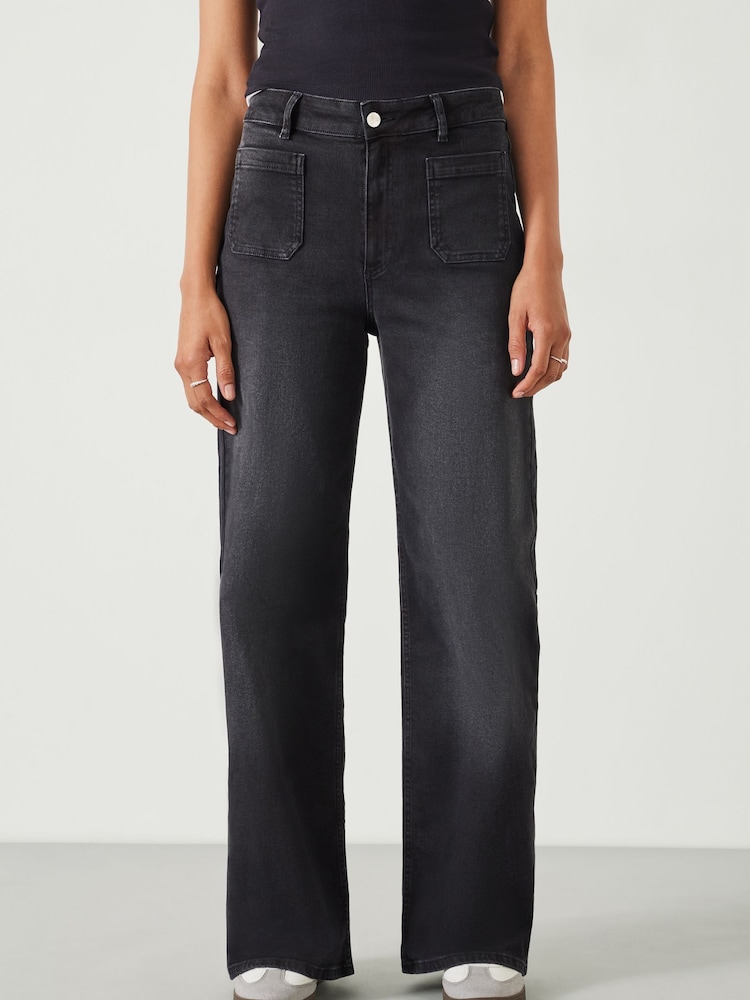 Hush Black Rowan Flared Jeans - Image 2 of 7