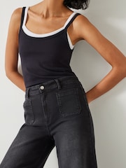 Hush Black Rowan Flared Jeans - Image 4 of 7