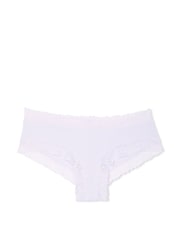 Victoria's Secret PINK Purple Whisper Lace Trim Rib Cheeky Knickers - Image 3 of 3