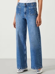 Hush Blue Rowan Flared Jeans - Image 1 of 5
