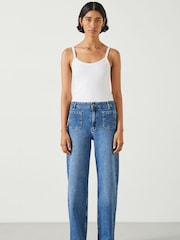 Hush Blue Rowan Flared Jeans - Image 3 of 5