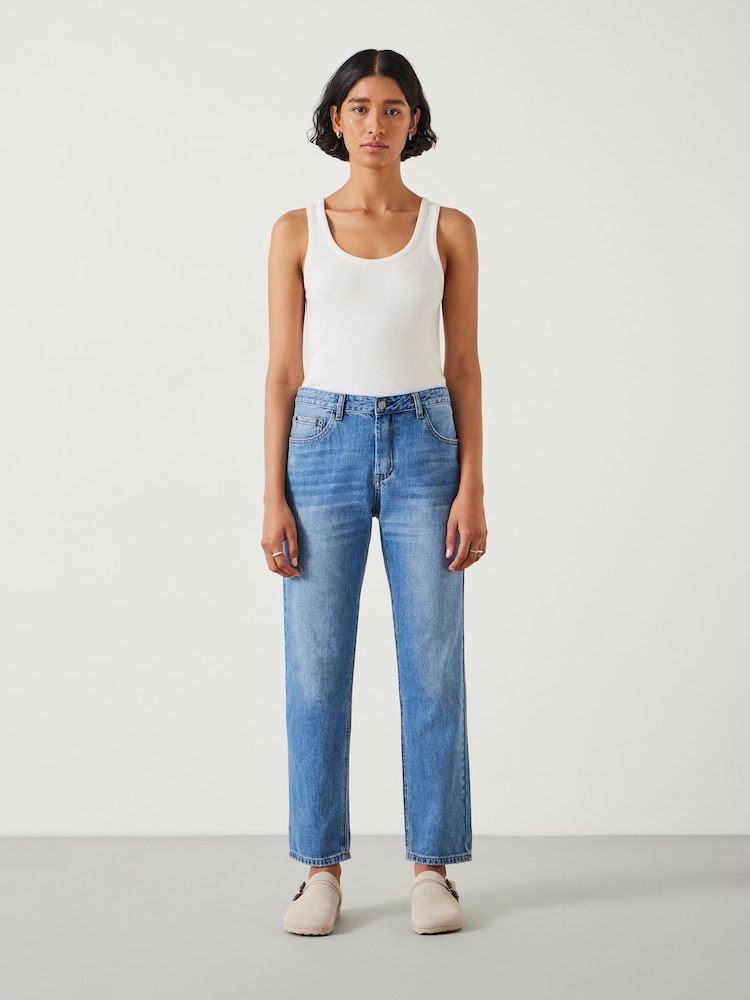 Hush Blue Boyfriend 100% Cotton Jeans - Image 1 of 5