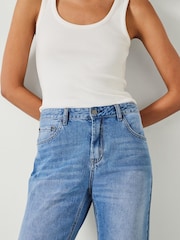 Hush Blue Boyfriend 100% Cotton Jeans - Image 4 of 5