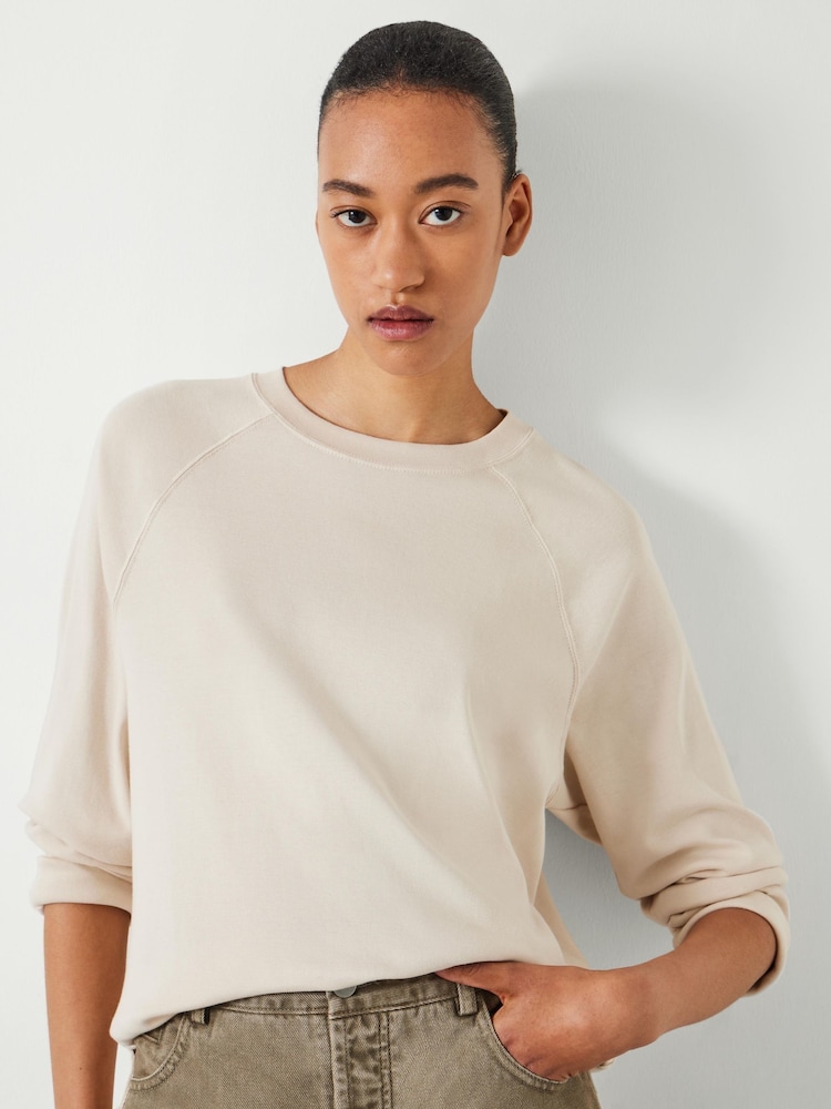 Crema - Hush Matilda 100% Cotton Raglan T-Shirt - Imagen 4 de 4
