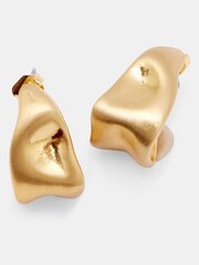 Hush Gold Tally Hoop Earrings - Image 1 of 4