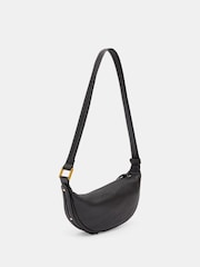 Hush Black Rory Crescent Leather Cross-Body Bag - Image 1 of 4