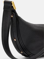 Hush Black Rory Crescent Leather Cross-Body Bag - Image 2 of 4