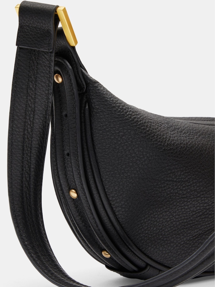 Negro - Hush Rory Crescent Leather Cross-Body Bag - Imagen 2 de 4 Negro - Hush Rory Crescent Leather Cross-Body Bag - Imagen 2 de 4