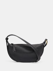 Hush Black Rory Crescent Leather Cross-Body Bag - Image 3 of 4