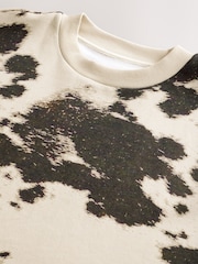 Chocolate Cow All-Over Print Crew Neck Sweatshirt - Image 6 of 7