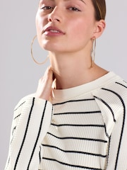 Stripe Monochrome - Robe courte texturée Seer Sucker - Image 5 of 8