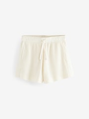 Ecru Textured Waffle Summer Shorts - Image 11 of 13