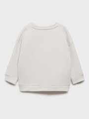 Mango Cream Printed Picture Sweatshirt - Image 2 of 3