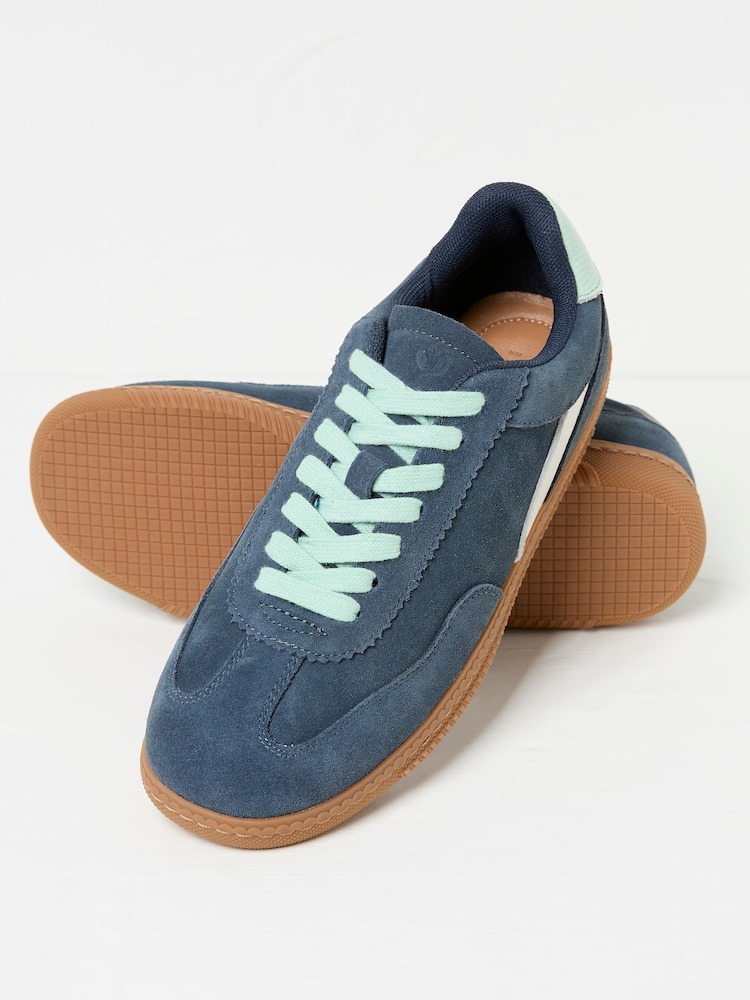 Navy Fia Retro Trainer - Image 3 of 3