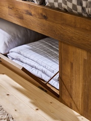 Oak Wood Effect Bronx Kids Loft Bed Frame - Image 4 of 7