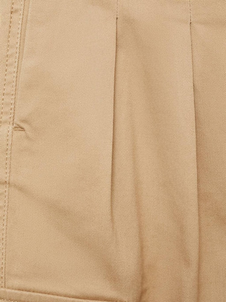 Mango Cream Pleated Cargo Trousers - Image 3 of 3