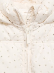 Mango Cream Flowers Print Quilted Anorak - Image 4 of 4