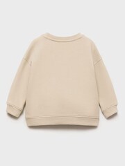 Mango Brown 100% Cotton Truck Printed Sweatshirt - Image 6 of 7
