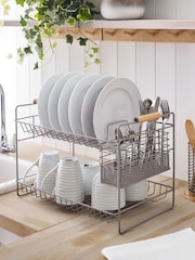 Grey Wire 2 Tier Drainer - Image 2 of 3