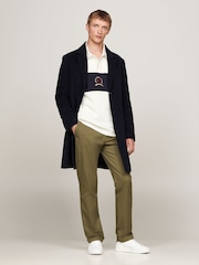Tommy Hilfiger Green Denton Pima Cotton Chino Trousers - Image 2 of 5