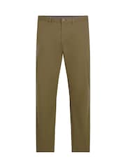 Tommy Hilfiger Green Denton Pima Cotton Chino Trousers - Image 5 of 5