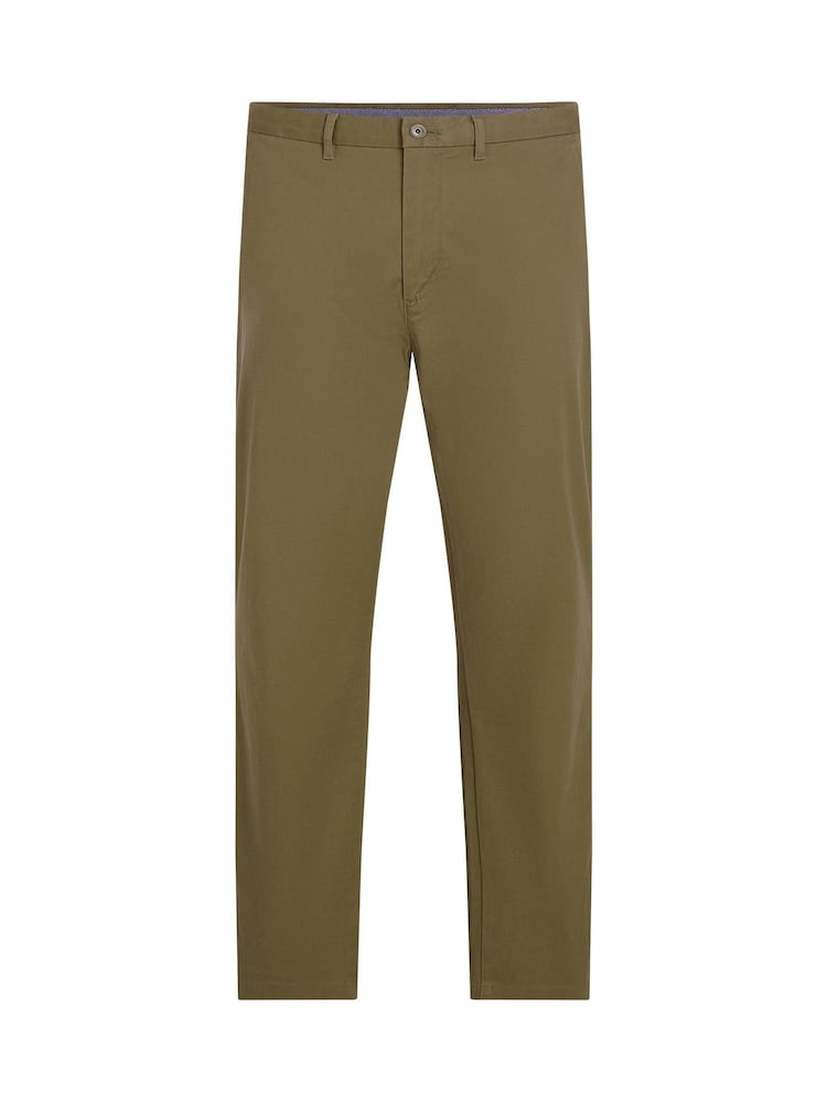 Tommy Hilfiger Green Denton Pima Cotton Chino Trousers - Image 5 of 5